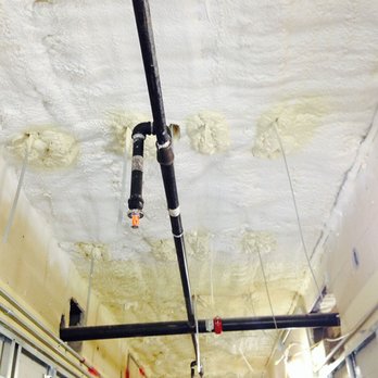 Green Energy Spray Foam Insulation - a ceiling in a garage - General Contractors Near Me - Jacksonville, Florida Green Energy Spray Foam Insulation - a ceiling in a garage - General Contractors Near Me - Jacksonville, Florida