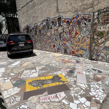 Philadelphia's Magic Gardens - The museum's staff parking area also features mosaic art! - Art Galleries Near Me - Philadelphia, Pennsylvania Philadelphia's Magic Gardens - The museum's staff parking area also features mosaic art! - Art Galleries Near Me - Philadelphia, Pennsylvania