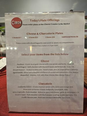 Menu photo 1 Cibon Lexington, KY
