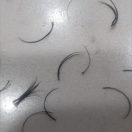 Some of the lashes Some of the lashes
