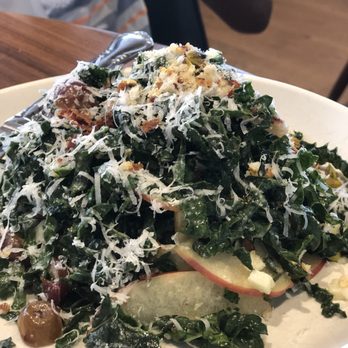 North Italia - Kale salad with pistachios, charred grapes, Parmesan dressing and all kinds of amazingness. - Italian Near Me - Plano, Texas
