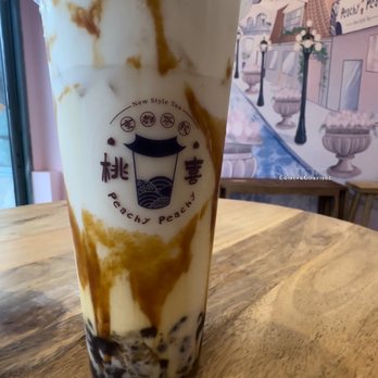 Peachy Peachy - Bubble Tea Near Me - Vancouver, British Columbia