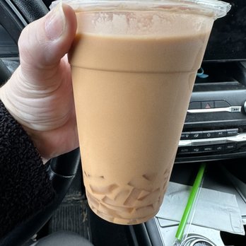 Poke Doo - Coconut jelly in my Thai milk tea - Poke Near Me - Garden City, Michigan Poke Doo - Coconut jelly in my Thai milk tea - Poke Near Me - Garden City, Michigan