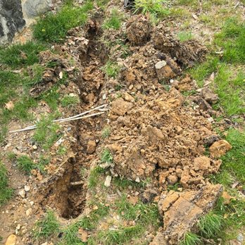 JJ Irrigation - Closer picture of the debris that needed to be removed to identify where the pipe and wire connected and lead. No issues noted or seen. - Irrigation Near Me - Alexandria , Virginia JJ Irrigation - Closer picture of the debris that needed to be removed to identify where the pipe and wire connected and lead. No issues noted or seen. - Irrigation Near Me - Alexandria , Virginia