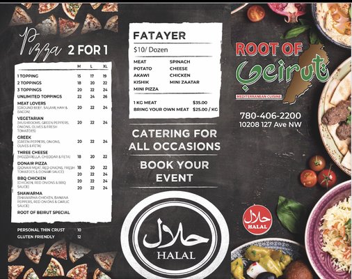 Menu photo 6 The Root Of Beirut Edmonton, AB Menu photo 6 The Root Of Beirut Edmonton, AB