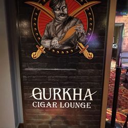 Gurkha Cigar Lounge - Sign