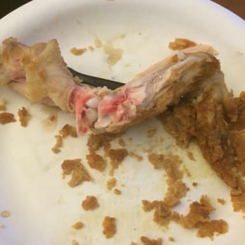 Wings N Waffles - This was my under done chicken!!! it was RAW - Food Trucks Near Me Wings N Waffles - This was my under done chicken!!! it was RAW - Food Trucks Near Me