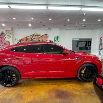 Quick Tint - 5% For a Lamborghini Urus - Car Window Tinting Near Me - Miami, Florida Quick Tint - 5% For a Lamborghini Urus - Car Window Tinting Near Me - Miami, Florida