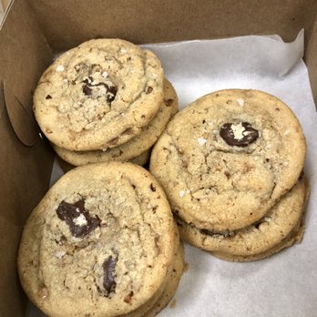 Batch 22 Bakery - Chocolate chip cookies! Has Heath toffee & sea salt - Desserts Near Me - Los Gatos, California Batch 22 Bakery - Chocolate chip cookies! Has Heath toffee & sea salt - Desserts Near Me - Los Gatos, California