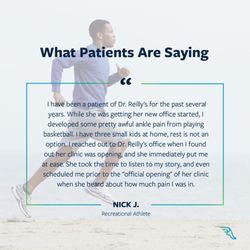 Performance Podiatry Partners - Testimonial for Performance Podiatry Partners