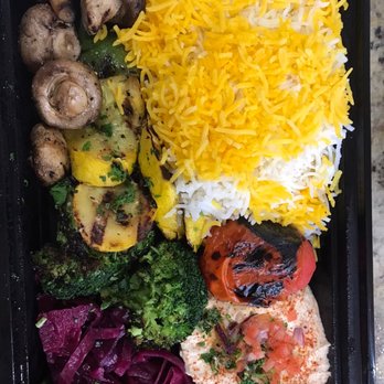 Pardis Persian Grill - Vegetarian entree with hummus - Persian/Iranian Near Me - Ridgewood, New Jersey