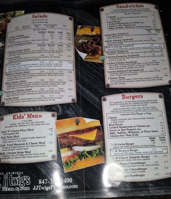 Menu photo 1 JJ Twig's Pizza and Pub Palatine, IL Menu photo 1 JJ Twig's Pizza and Pub Palatine, IL