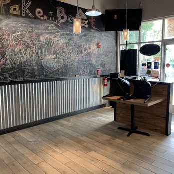 Poke Boat - a chalkboard wall in a coffee shop - Poke Near Me - Ontario, California Poke Boat - a chalkboard wall in a coffee shop - Poke Near Me - Ontario, California