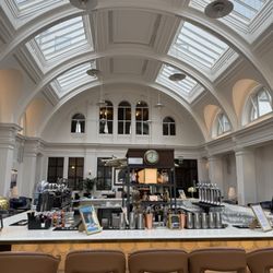 Titanic Hotel Belfast - Old Titanic blue print room / bar !