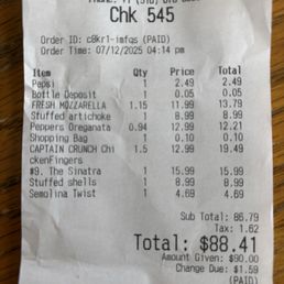 7/12/25 prices