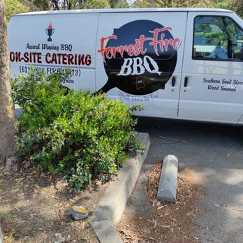 Forrest Fire BBQ - Our 28th Anniversary. Medium Well brisket.  Perfectly smoked, the seasoning was sublime, a bit of spice, sweet.   Awesome.  No sauce needed - Caterers Near Me