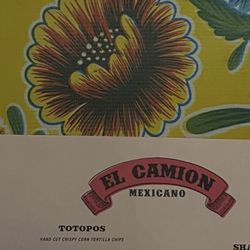 El Camion Mexicano - Menu/table