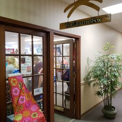 The Quilted Fox - Entrance is upstairs.  Elevator available.