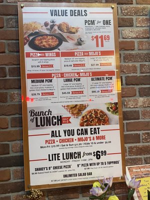 Menu photo 8 Shakey's Pizza Parlor Temecula, CA Menu photo 8 Shakey's Pizza Parlor Temecula, CA