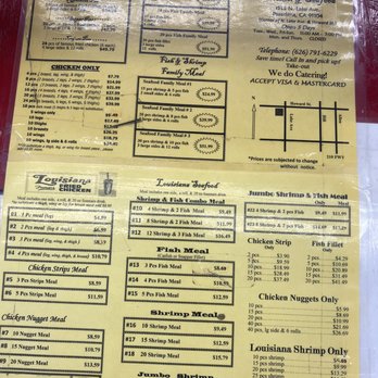 Louisiana Fried Chicken - Menu - Cajun/Creole Near Me - Pasadena, California Louisiana Fried Chicken - Menu - Cajun/Creole Near Me - Pasadena, California