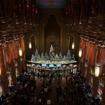The Fox Theatre - Lobby with Christmas Trees - Performing Arts Near Me - Saint Louis, Missouri The Fox Theatre - Lobby with Christmas Trees - Performing Arts Near Me - Saint Louis, Missouri