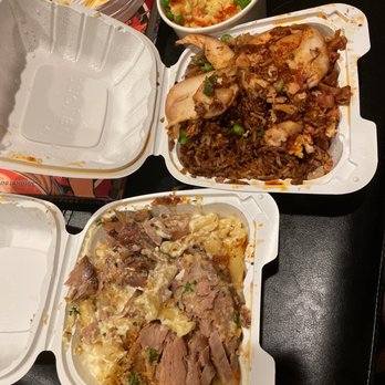 Sid's Gourmet - Mac and cheese with smoked pork, Japanese fried rice with smoked chicken, potato salad - Food Trucks Near Me - Medford, Oregon Sid's Gourmet - Mac and cheese with smoked pork, Japanese fried rice with smoked chicken, potato salad - Food Trucks Near Me - Medford, Oregon
