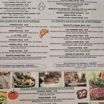 Flat Rock Wood Room - More menu items...blew me away they charge $3.50 for onions, mushrooms, bell pepper....that's a little excessive. - Pizza Near Me - Hendersonville, North Carolina Flat Rock Wood Room - More menu items...blew me away they charge $3.50 for onions, mushrooms, bell pepper....that's a little excessive. - Pizza Near Me - Hendersonville, North Carolina