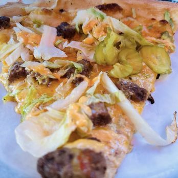 Sliceworks - Big Mac Slice - Pizza Near Me - Castle Rock, Colorado Sliceworks - Big Mac Slice - Pizza Near Me - Castle Rock, Colorado