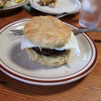 Pine State Biscuits - build your own with the biscuit, egg, and sausage - Southern Near Me - Portland, Oregon