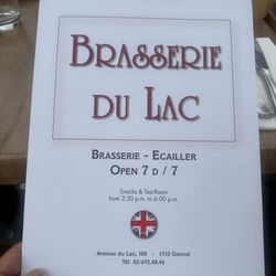 Brasserie du LAC - Nice fresh seafood. Stick with what's fresh and local