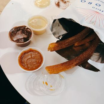 El Moro Churrería - Churros with Dip Trio - Desserts Near Me - Costa Mesa, California El Moro Churrería - Churros with Dip Trio - Desserts Near Me - Costa Mesa, California