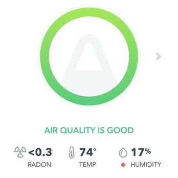 Radon Be Gone - The Radon reading in our living room 2 days after installation. - Environmental Abatement Near Me - Clearfield, Utah Radon Be Gone - The Radon reading in our living room 2 days after installation. - Environmental Abatement Near Me - Clearfield, Utah