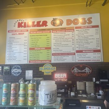 Gourmet Killer Dogs - Menu - Hot Dogs Near Me - Delray Beach, Florida