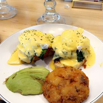 The Breakfast Bar - Eggs Noni (Served Benedict Style), vegetarian friendly! The Hollandaise sauce is always fresh and made to perfection! - Breakfast & Brunch Near Me - Long Beach, California The Breakfast Bar - Eggs Noni (Served Benedict Style), vegetarian friendly! The Hollandaise sauce is always fresh and made to perfection! - Breakfast & Brunch Near Me - Long Beach, California