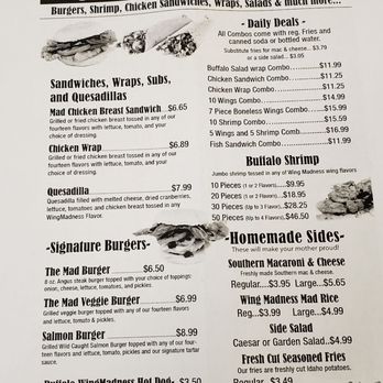 Wing Madness - Chicken Wings Near Me - Springfield, Massachusetts