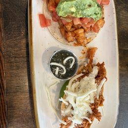 Shrimp taco & chicken dorado taco Shrimp taco & chicken dorado taco
