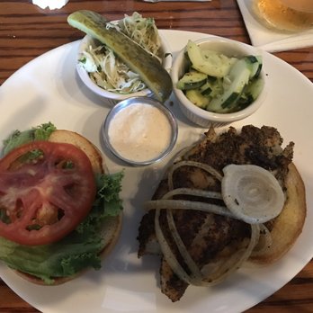 Mo Bay Grill - Blackened grouper sandwich - Caribbean Near Me - Sebastian, Florida
