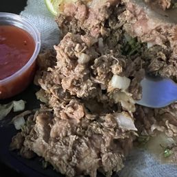 Suppose to be carne asada. NOT asada. mushy & tastes gross. Suppose to be carne asada. NOT asada. mushy & tastes gross.