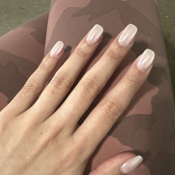 MPJ Nail Spa - Hard Gel Mani (Bubble Bath w/ White Chrome) - Nail Salons Near Me - Monterey Park, California MPJ Nail Spa - Hard Gel Mani (Bubble Bath w/ White Chrome) - Nail Salons Near Me - Monterey Park, California