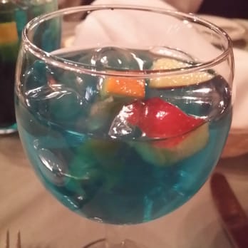 Fernandes steakhouse - Blue sangria - Portuguese Near Me - Newark, New Jersey