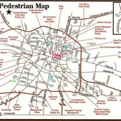 Pedestrian map.