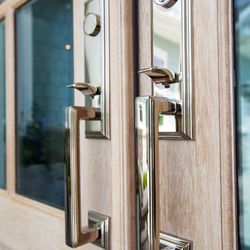 Zeskind's Door, Window, & Millwork Showroom - Custom pair wood door