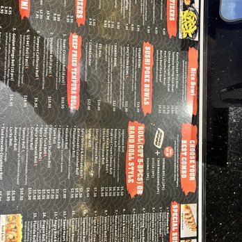 Hokkaido Ramen House - Menu side 2 - Ramen Near Me - Mount Dora, Florida