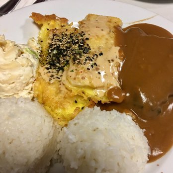 Aiea Bowl - Battered fish and hamburger steak - Bowling Near Me - Aiea, Hawaii Aiea Bowl - Battered fish and hamburger steak - Bowling Near Me - Aiea, Hawaii