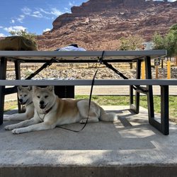 Sun Outdoors Arches Gateway - View from spot 40 in the RV area