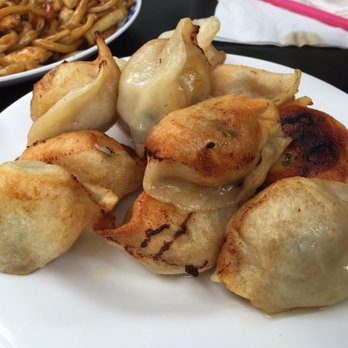 Chinese Noodle Restaurant - Pan fried pork and chive dumplings - Chinese Near Me - Sydney, NSW