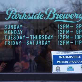 The Parkside Brewery - Hours - Breweries Near Me - Port Moody, British Columbia