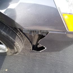 Would you like a hole in your bumper with that car wash?