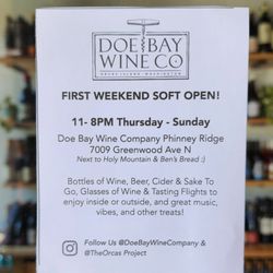 Doe Bay Wine Phinney Ridge - Info (7/14/23)
