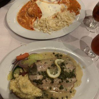 Acqua e Farina - Bottom was the fish special. All the specials come with veggies and palenta - Italian Near Me - Hayward, California
